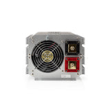 Inverter módosított szinuszhullám | Bemeneti feszültség: 24 V DC | Eszköz táp kimeneti csatlaakozó(k): 2 | 230 V AC 50 Hz | 2500 W | Kimenő csúcs teljesítmény: 5000 W | Aljzat típusa: F (CEE 7/3) | Csavaros Kapocs | Ezüst