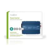 Inverter tiszta szinuszos | Bemeneti feszültség: 12 V DC | Eszköz táp kimeneti csatlaakozó(k): 1 | 230 V AC 50 Hz | 300 W | Kimenő csúcs teljesítmény: 500 W | Aljzat típusa: F (CEE 7/3) | Csavaros Kapocs | Tiszta Szinusz Hullám | Biztosíték | Kék
