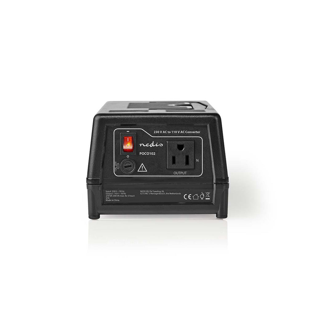 Áramátalakító | 230 V AC - 110V AC | 300 W | Földelt USA Kimenet
