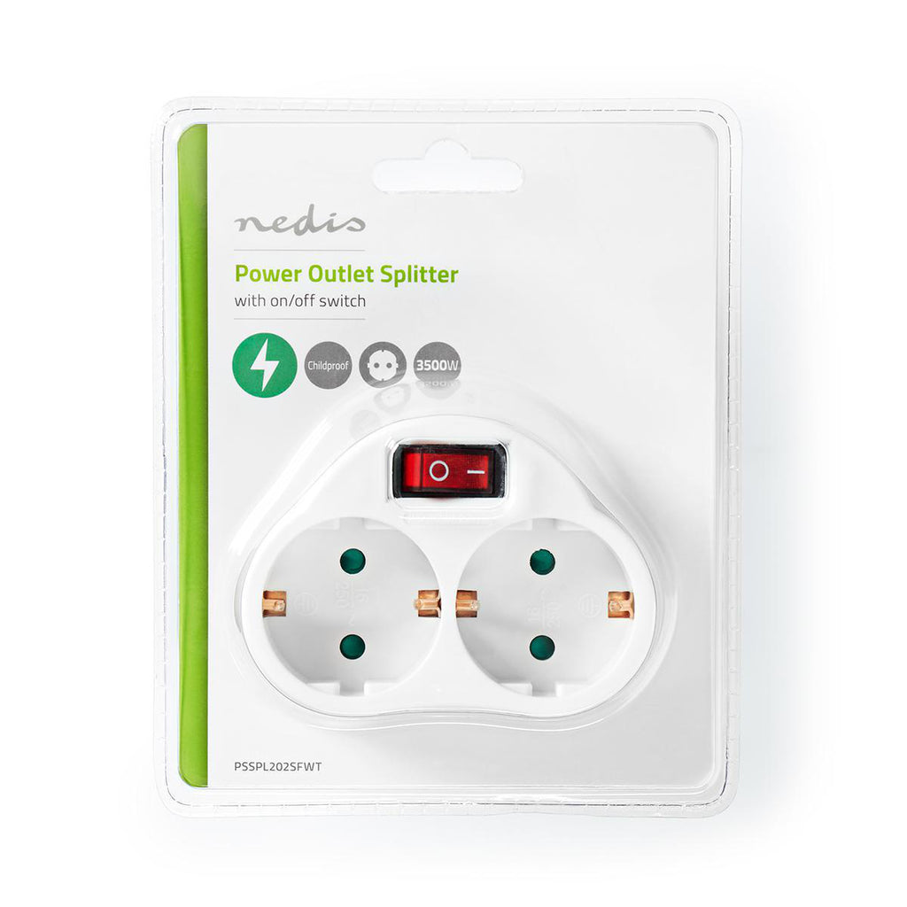 Elosztó | Kétutas | Be/ki | Fehér