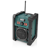 DAB+ Rádió | Munkahelyi Rádió | DAB+ / FM | 2.2 " | Fekete Fehér Képernyő | Elemes Áramellátás / Hálózati Áramellátás | Digitális | 15 W | Bluetooth | Ébresztő óra | IP65 | Hordozó fogantyú | Fekete / Zöld