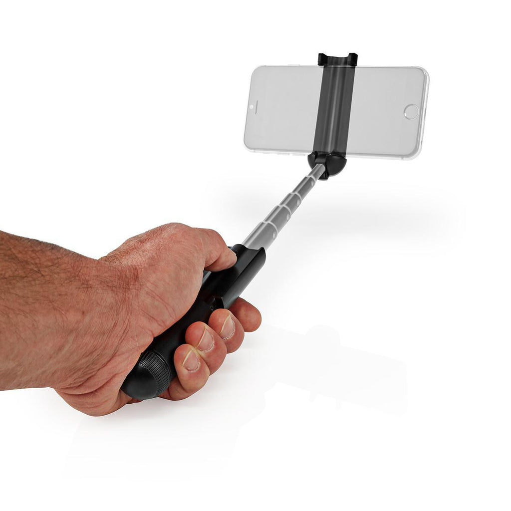 Bluetooth szelfi stick | Vezeték Nélküli | Bluetooth® version_ 4.2 | Maximális képernyő méret: 3.54 " | Hosszúság összehajtva: 15 cm | Hajtogatás nélküli hossz_ 480 mm | Maximális súly kapacitás: 400 g | Elemes Áramellátás | Súly: 81 g