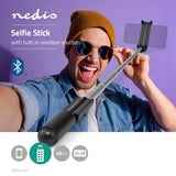 Bluetooth szelfi stick | Vezeték Nélküli | Bluetooth® version_ 4.2 | Maximális képernyő méret: 3.54 " | Hosszúság összehajtva: 15 cm | Hajtogatás nélküli hossz_ 480 mm | Maximális súly kapacitás: 400 g | Elemes Áramellátás | Súly: 81 g