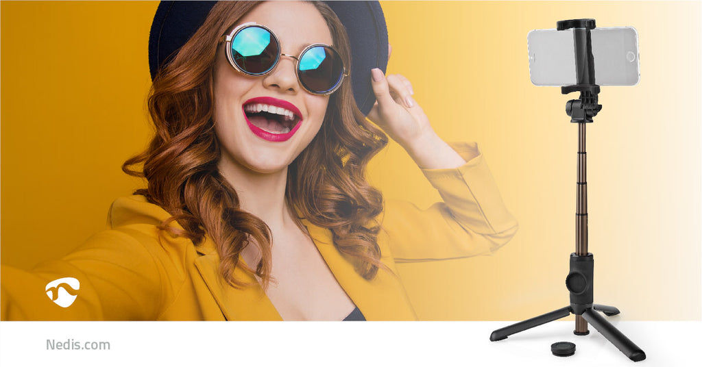Bluetooth szelfi stick | Vezeték Nélküli | Bluetooth® version_ 4.2 | Maximális képernyő méret: 3.54 " | Hosszúság összehajtva: 19 cm | Hajtogatás nélküli hossz_ 550 mm | Maximális súly kapacitás: 400 g | Elemes Áramellátás | Súly: 149 g