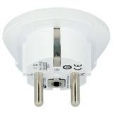 Utazó Adapter Világ-to-Europe Földelt