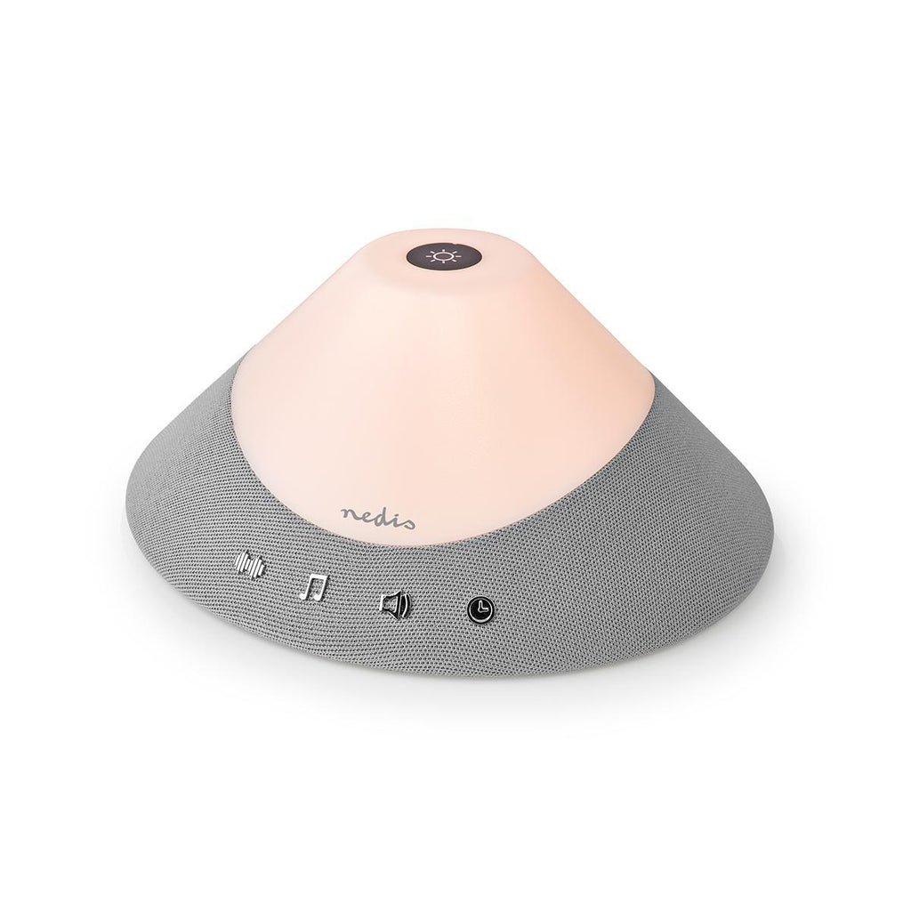 Fehérzaj-Hanggép | 4 W | Akár 5 Órányi Lejátszási Idő | LED-lámpa | Időzítő | Szürke/Fehér