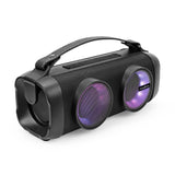 Bluetooth® Party Boombox | 5 hrs | 2.0 | 24 W | Media lejátszás: AUX / USB | Összekapcsolható | Hordozó fogantyú | Party fények | Fekete