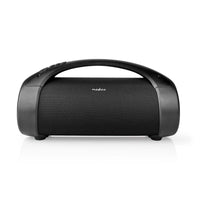 Bluetooth® Party Boombox | 6 hrs | 2.0 | 50 W | Media lejátszás: AUX / USB | IPX5 | Összekapcsolható | Hordozó fogantyú | Party fények | Fekete