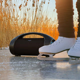 Bluetooth® Party Boombox | 6 hrs | 2.0 | 50 W | Media lejátszás: AUX / USB | IPX5 | Összekapcsolható | Hordozó fogantyú | Party fények | Fekete