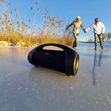 Bluetooth® Party Boombox | 6 hrs | 2.0 | 50 W | Media lejátszás: AUX / USB | IPX5 | Összekapcsolható | Hordozó fogantyú | Party fények | Fekete