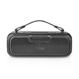 Bluetooth® Party Boombox | 4.5 hrs | 2.0 | 30 W | Media lejátszás: AUX / USB | IPX5 | Összekapcsolható | Hordozó fogantyú | Party fények | Fekete