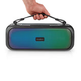 Bluetooth® Party Boombox | 4.5 hrs | 2.0 | 30 W | Media lejátszás: AUX / USB | IPX5 | Összekapcsolható | Hordozó fogantyú | Party fények | Fekete
