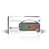 Bluetooth® Party Boombox | 4.5 hrs | 2.0 | 30 W | Media lejátszás: AUX / USB | IPX5 | Összekapcsolható | Hordozó fogantyú | Party fények | Fekete