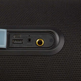 Bluetooth® Party Boombox | 9.5 óra | 2.1 | 120 W | Media lejátszás: AUX | IPX5 | Összekapcsolható | Hordozó fogantyú | Party fények | Fekete-6