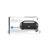 Bluetooth® Party Boombox | 9.5 óra | 2.1 | 120 W | Media lejátszás: AUX | IPX5 | Összekapcsolható | Hordozó fogantyú | Party fények | Fekete-13