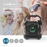 Bluetooth® hangszóró | Elem lejátszási idő: 13 óráig | Asztali Dizájn | 5 W | Mono | Beépített mikrofon | Fekete