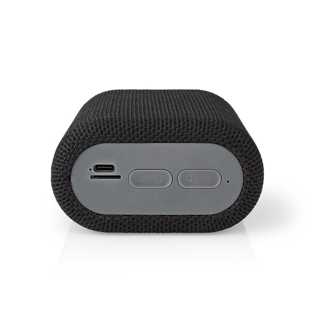 Bluetooth® hangszóró | Maximális akkumulátor lejátszási idő: 7 hrs | Kézben Tartott Változat | 7 W | Mono | Beépített mikrofon | Összekapcsolható | Fekete