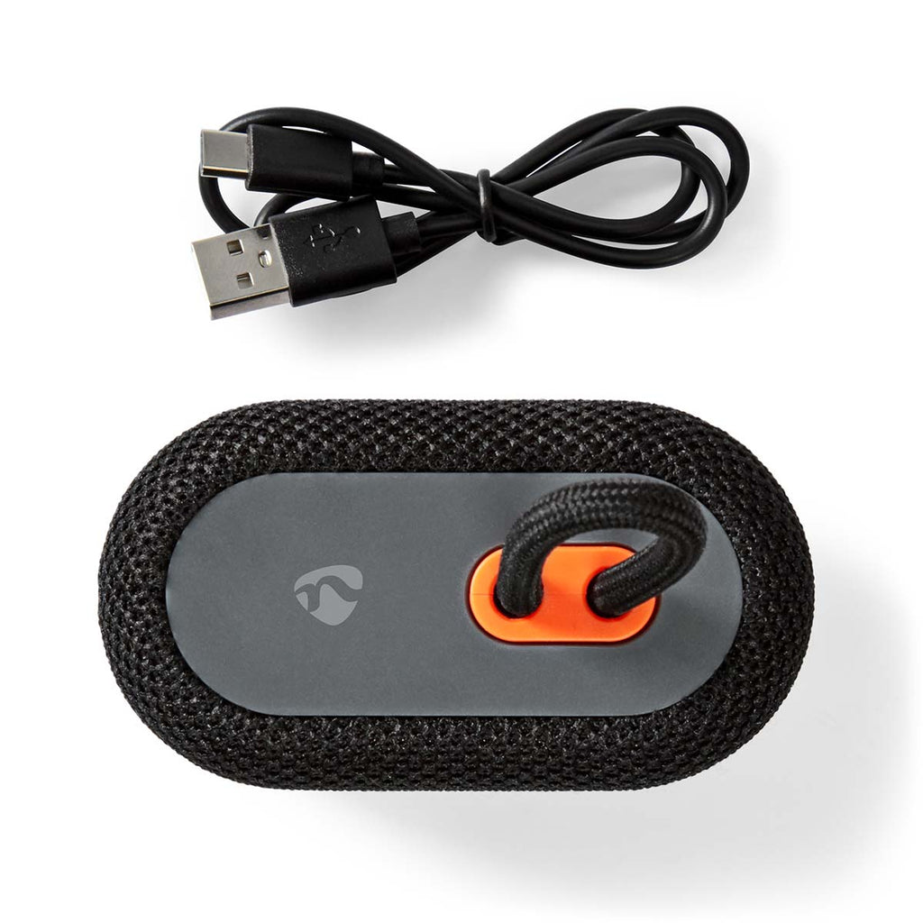 Bluetooth® hangszóró | Maximális akkumulátor lejátszási idő: 7 hrs | Kézben Tartott Változat | 7 W | Mono | Beépített mikrofon | Összekapcsolható | Fekete