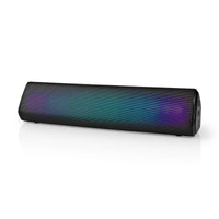 Bluetooth® hangszóró | Maximális akkumulátor lejátszási idő: 6 óra | Asztali Dizájn | 18 W | Stereo | Beépített mikrofon | Összekapcsolható | Fekete-0