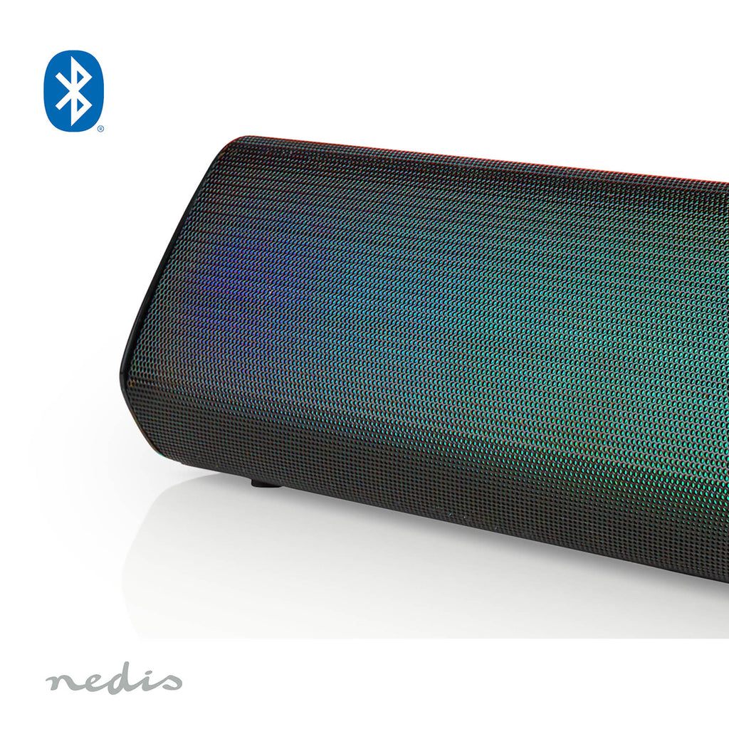 Bluetooth® hangszóró | Maximális akkumulátor lejátszási idő: 6 óra | Asztali Dizájn | 18 W | Stereo | Beépített mikrofon | Összekapcsolható | Fekete-5