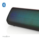 Bluetooth® hangszóró | Maximális akkumulátor lejátszási idő: 6 óra | Asztali Dizájn | 18 W | Stereo | Beépített mikrofon | Összekapcsolható | Fekete-5