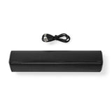 Bluetooth® hangszóró | Maximális akkumulátor lejátszási idő: 6 óra | Asztali Dizájn | 18 W | Stereo | Beépített mikrofon | Összekapcsolható | Fekete-11