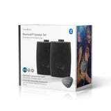 Bluetooth® hangszóró | Hangulatos Dizájn | 180 W | Stereo | IPX5 | Fekete-12