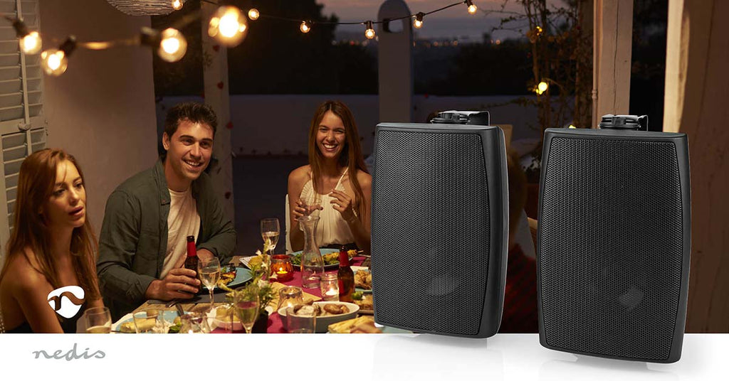 Bluetooth® hangszóró | Hangulatos Dizájn | 180 W | Stereo | IPX5 | Fekete-15