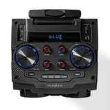 Bluetooth® party hangszóró | Maximális akkumulátor lejátszási idő: 6.5 óra | 120 W | Hordozó fogantyú | Party fények | Ekvalizer | Fekete-4