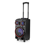 Bluetooth® party hangszóró | Maximális akkumulátor lejátszási idő: 6.5 óra | 120 W | Hordozó fogantyú | Party fények | Ekvalizer | Fekete-6