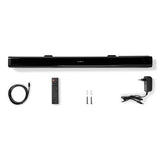 Soundbar | 2.0 | DSP Programok | 40 W | 1x 3.5 mm / 1x Coax Audió / 1x Optikai / 1x USB | 1x HDMI ARC-vel) | Bluetooth® | Rögzíthető | Fekete