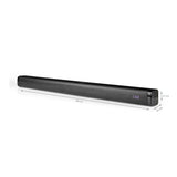 Soundbar | 2.0 | DSP Programok | 40 W | 1x 3.5 mm / 1x Coax Audió / 1x Optikai / 1x USB | 1x HDMI ARC-vel) | Bluetooth® | Rögzíthető | Fekete