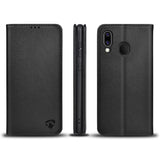 Wallet Book | Alkalmas erre_ Samsung | Samsung Galaxy A20 | 1 Kártyára Alkalmas | Fekete | PU / TPU | Állítható üzemmódok