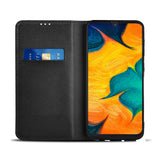 Wallet Book | Alkalmas erre_ Samsung | Samsung Galaxy A20 | 1 Kártyára Alkalmas | Fekete | PU / TPU | Állítható üzemmódok