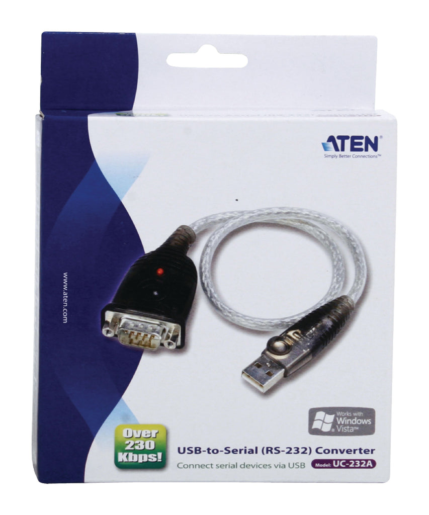 USB 2.0 Kábel USB A Dugó - DB9 0.35 m Szürke