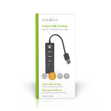USB hub | USB-A Dugasz | USB-A Aljzat | 3-Port port(s) | USB-áramellátású | SD & MicroSD / 3x USB-3