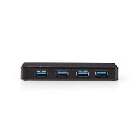 USB-hub | 4 portos | USB 3.0 Ellátású | Külön Ellátás | 5 Gbps