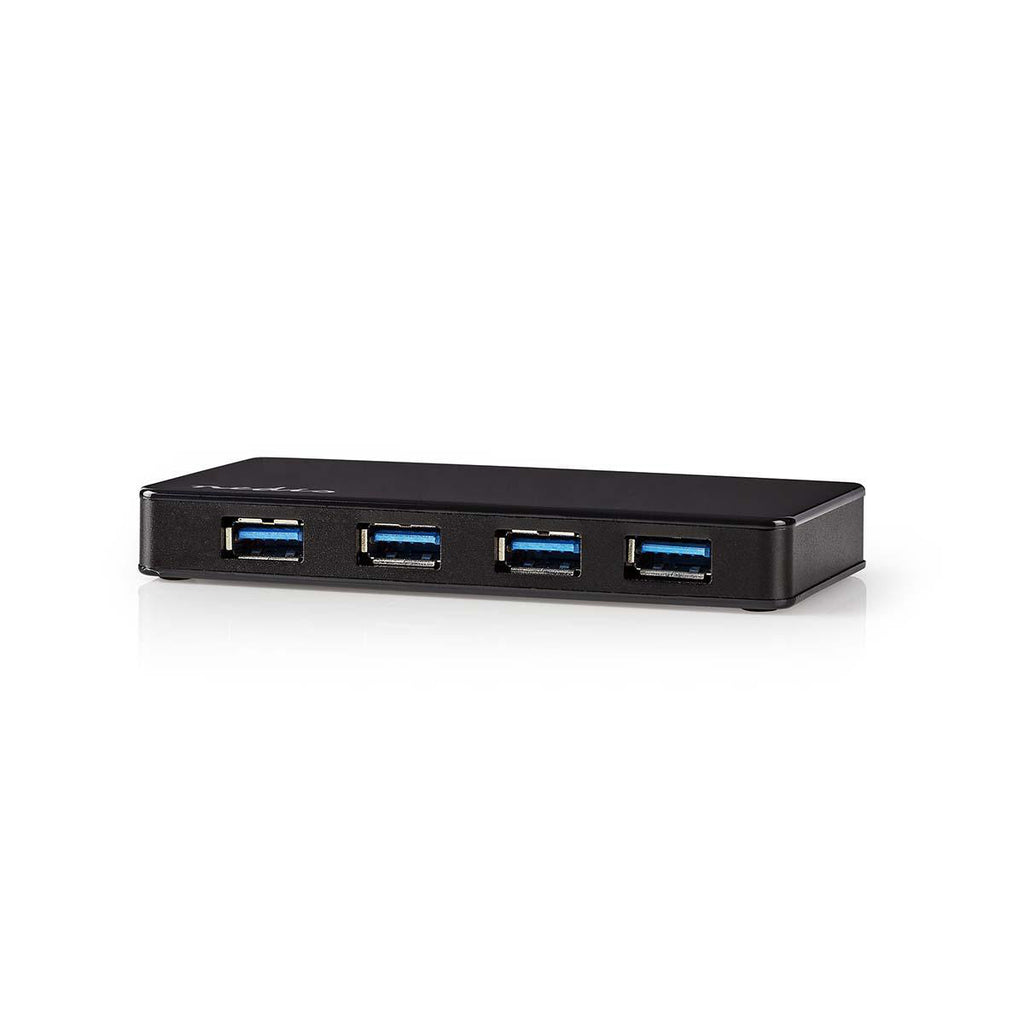 USB-hub | 4 portos | USB 3.0 Ellátású | Külön Ellátás | 5 Gbps