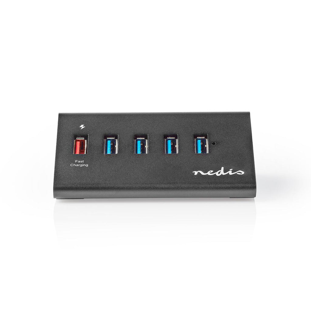 USB hub | 5-Port port(s) | QC3.0 / USB 3.2 Gen 1 | Hálózati Áramellátás / USB-áramellátású | 5 Gbps | 5x USB