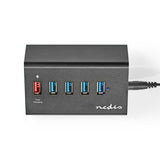 USB hub | 5-Port port(s) | QC3.0 / USB 3.2 Gen 1 | Hálózati Áramellátás / USB-áramellátású | 5 Gbps | 5x USB