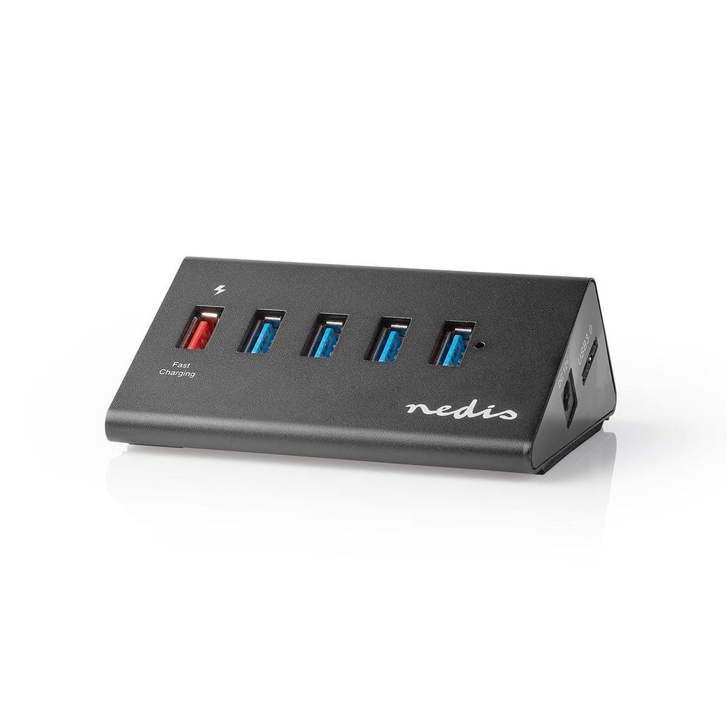 USB hub | 5-Port port(s) | QC3.0 / USB 3.2 Gen 1 | Hálózati Áramellátás / USB-áramellátású | 5 Gbps | 5x USB