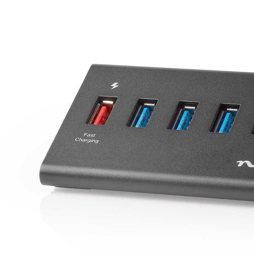 USB hub | 5-Port port(s) | QC3.0 / USB 3.2 Gen 1 | Hálózati Áramellátás / USB-áramellátású | 5 Gbps | 5x USB