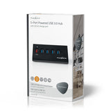 USB hub | 5-Port port(s) | QC3.0 / USB 3.2 Gen 1 | Hálózati Áramellátás / USB-áramellátású | 5 Gbps | 5x USB