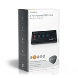 USB hub | 5-Port port(s) | QC3.0 / USB 3.2 Gen 1 | Hálózati Áramellátás / USB-áramellátású | 5 Gbps | 5x USB