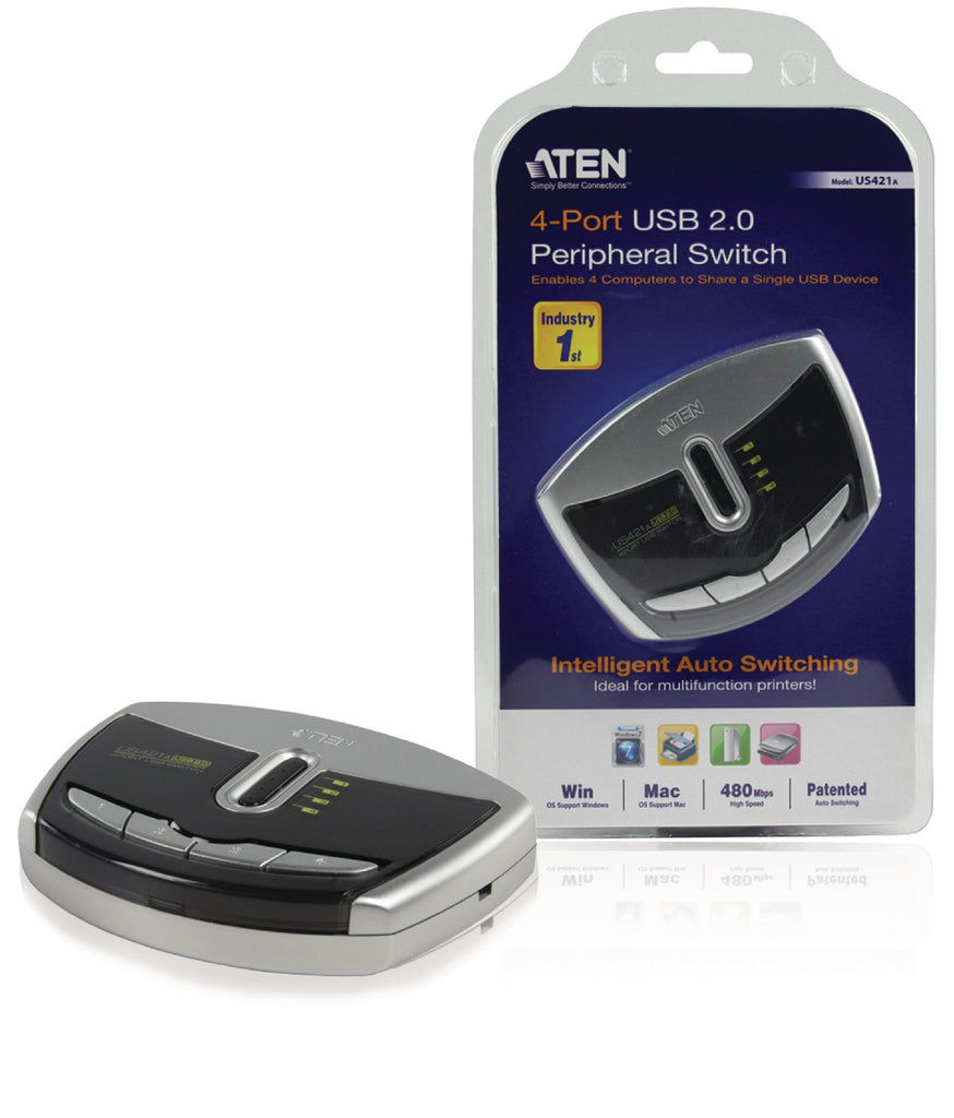 4-Port USB Kapcsoló Bronz