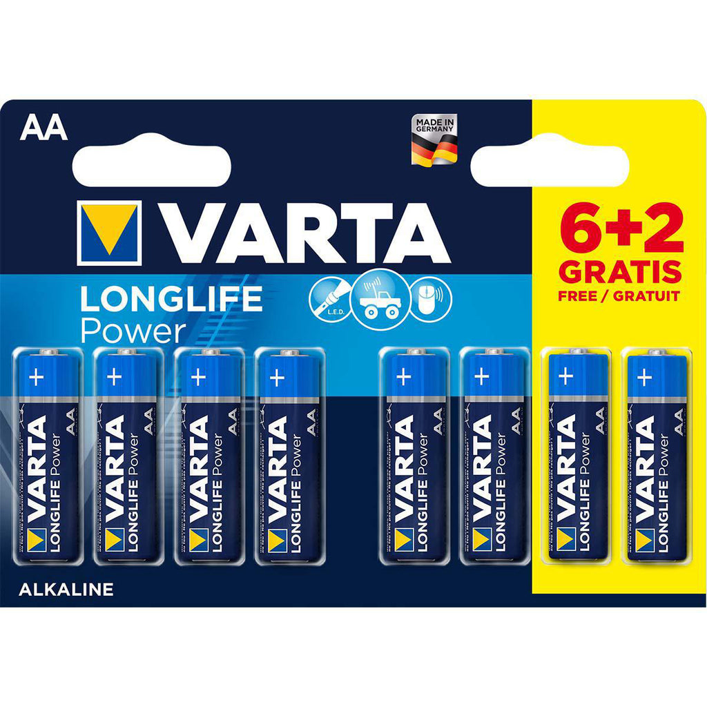 Alkáli Elem AA 1.5 V High Energy 8-Promotional Blister