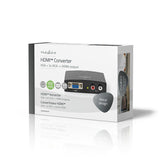 HDMI ™ Converter | VGA Female / 2x RCA Aljzat | HDMI™ Kimenet | 1 irányú | 1080p | 1.65 Gbps | Alumínium | Antracit