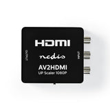 HDMI ™ Converter | 3x RCA Aljzat | HDMI™ Kimenet | 1 irányú | 1080p | 1.65 Gbps | ABS | Antracit