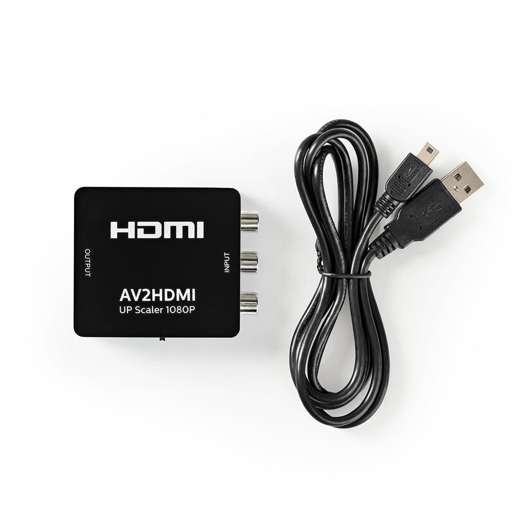 HDMI ™ Converter | 3x RCA Aljzat | HDMI™ Kimenet | 1 irányú | 1080p | 1.65 Gbps | ABS | Antracit