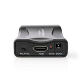 HDMI ™ Converter | HDMI™ Bemenet | SCART Aljzat | 1 irányú | 1080p | 1.2 Gbps | ABS | Fekete